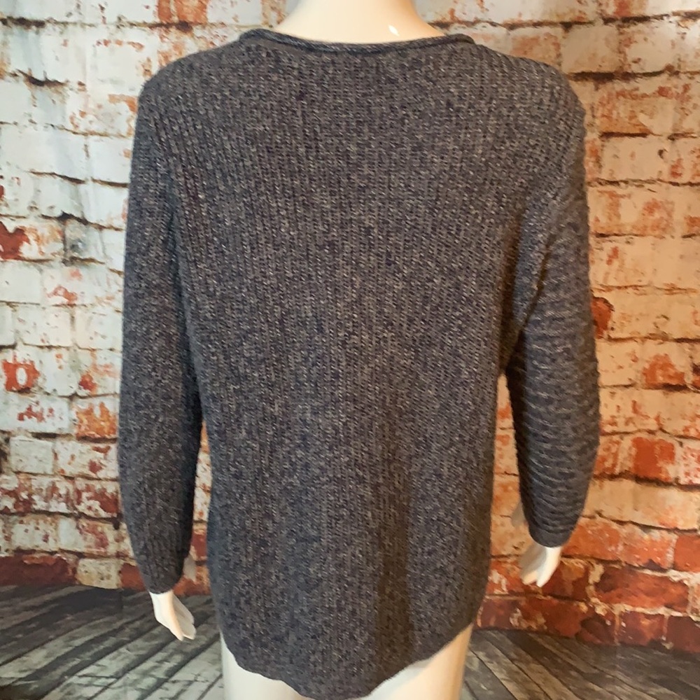 Habitat Blue Heathered Sweater - Picture 6 of 8